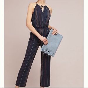 Super cute navy blue jumpsuit NWT size XS